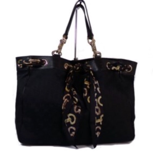 Gucci Positano Black GG Canvas Shoulder Bag - Picture 8 of 12